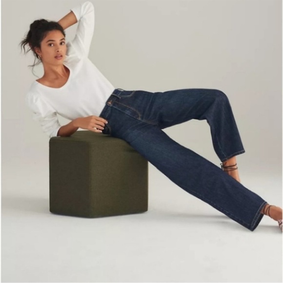 Anthropologie Pilcro The Column Ultra High-Rise Crop Jeans Size 29 - Picture 2 of 13